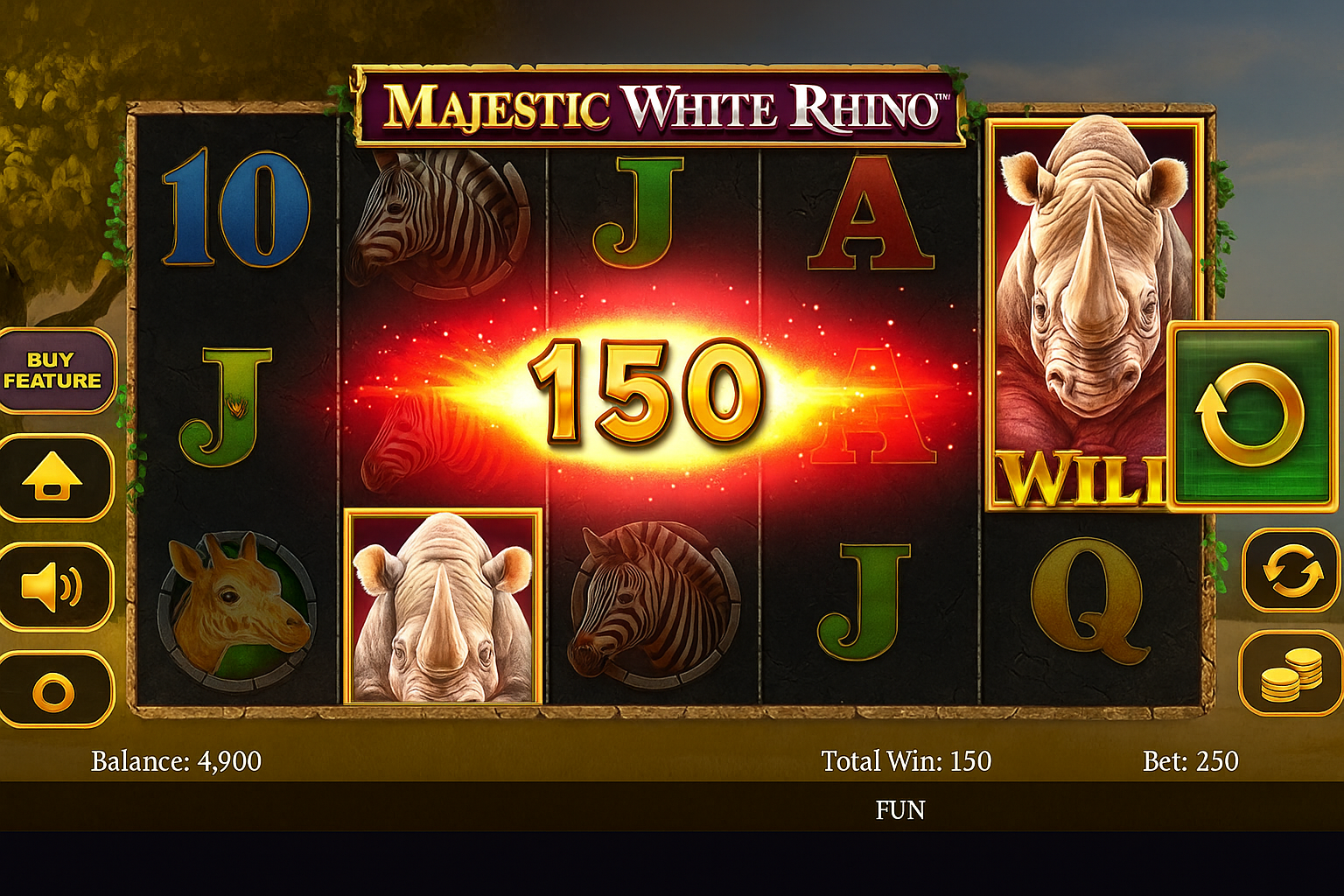 Majestic White Rhino preview
